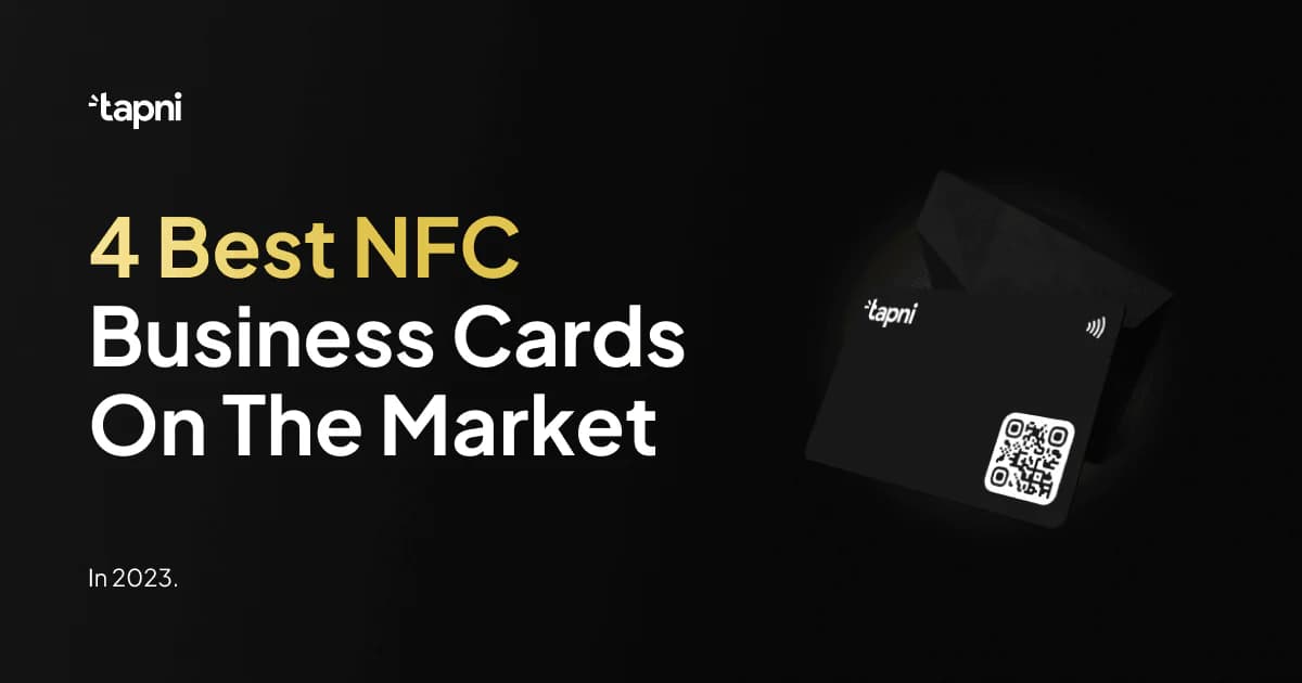 4 Best NFC Business Cards on the Market in 2026