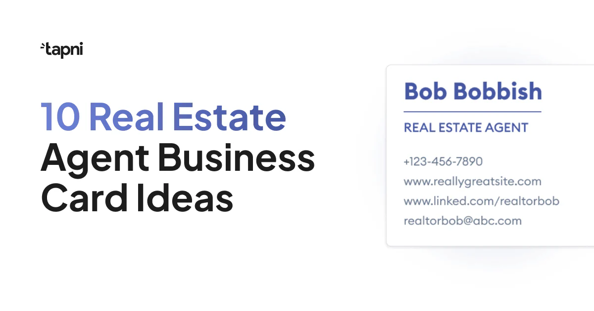 10 Real Estate Agent Business Card Ideas