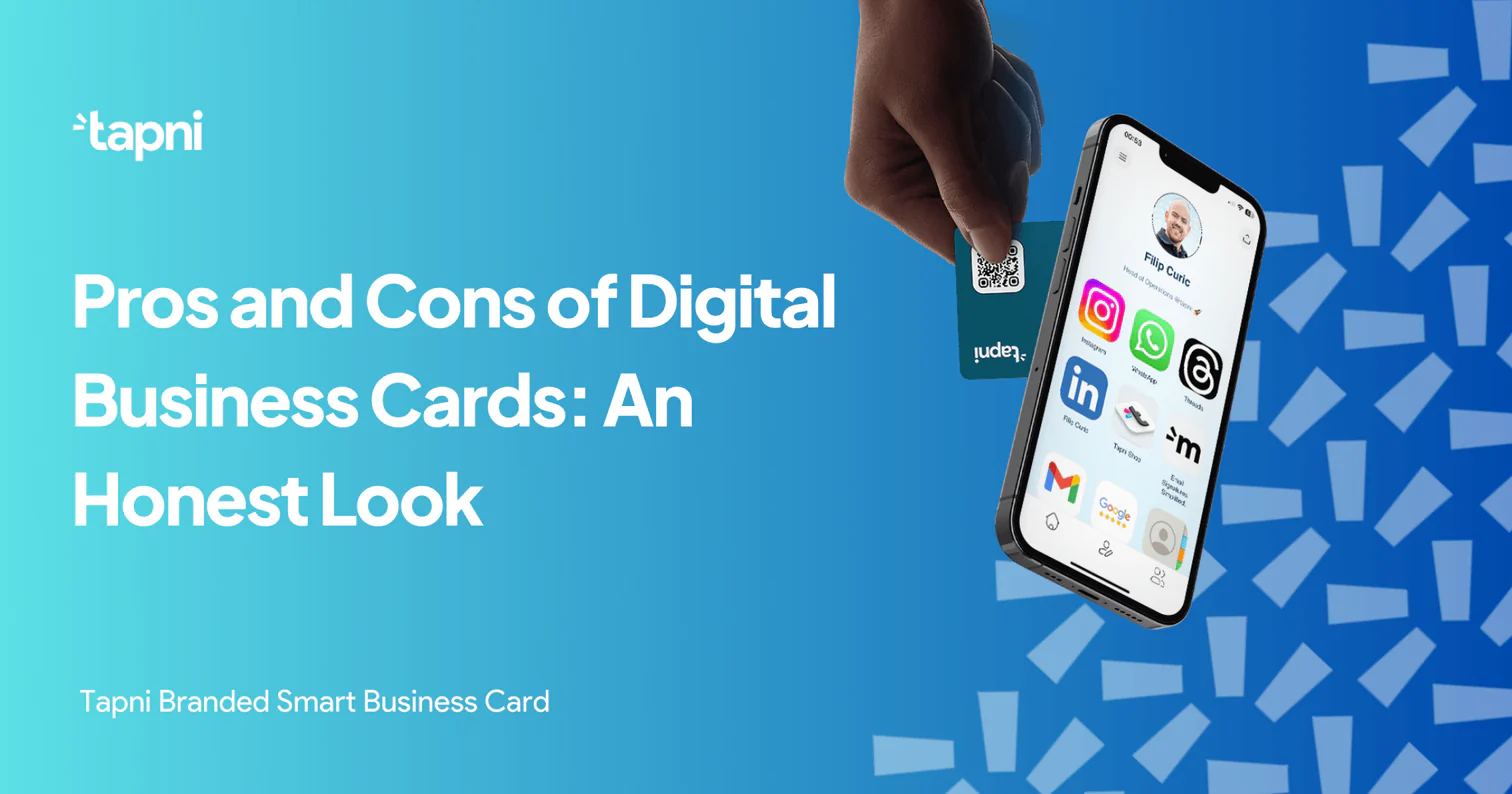What Are The Pros and Cons of Digital Business Cards